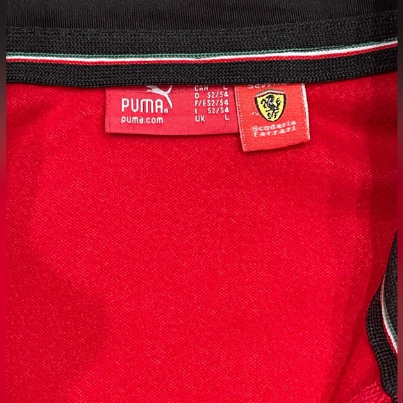 Men’s Puma Ferrari Scuderia Full Zip Red Jacket Size UK-L, US-M - Picture 7 of 7